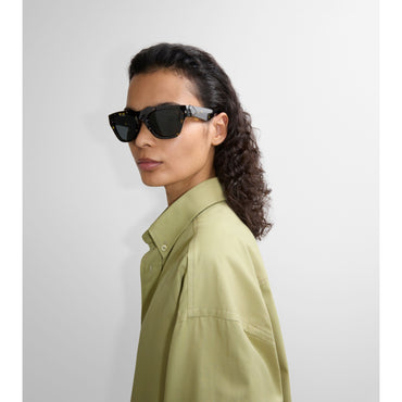 Shield Moulded Sunglasses - Tortoiseshell
