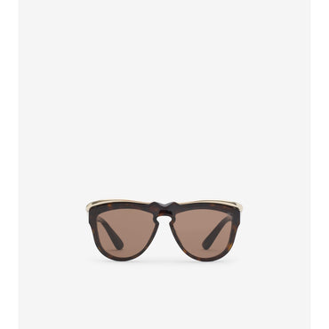 Classic Brow Sunglasses - Bright Tortoiseshell