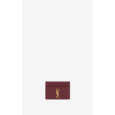 Credit Card Case - New Dark Bordeaux