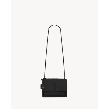 Medium Sunset Chain Bag - Nero
