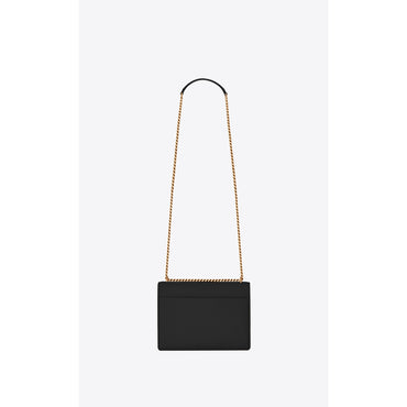 Medium Sunset Chain Bag - Nero