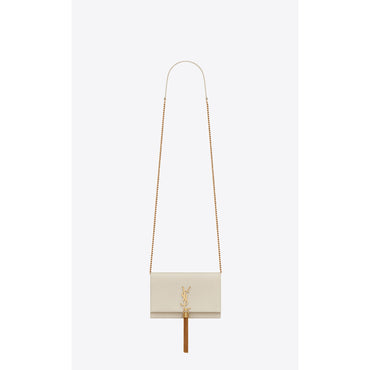 Kate Tassel Chain Wallet - Crema Soft