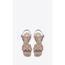 Tribute Sandals In Vitello Vernice Soft - Nude