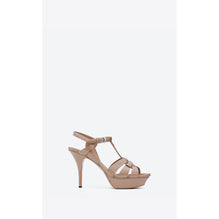 Tribute Sandals In Vitello Vernice Soft - Nude