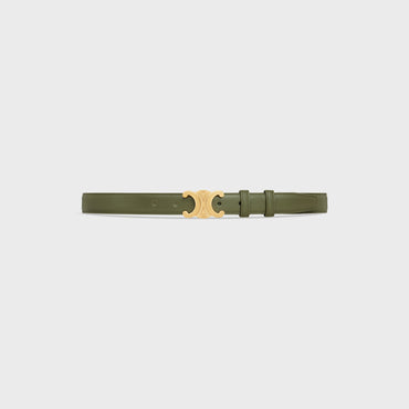 Triomphe Belt Medium 25Mm - Dark Olive