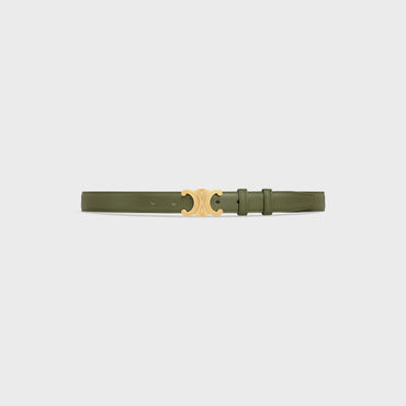 Triomphe Belt Medium 25Mm - Dark Olive
