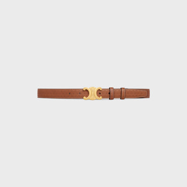 Triomphe Belt Medium 25Mm - Tan