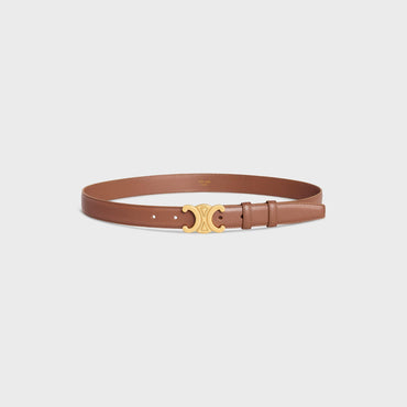 Triomphe Belt Medium 25Mm - Bronze