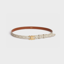 Triomphe Belt Small 18Mm - Grey Beige