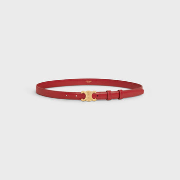 Triomphe Belt Small 18Mm - Velvet Red
