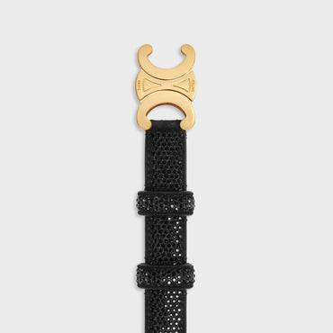 Triomphe Belt Small 18MM - Black
