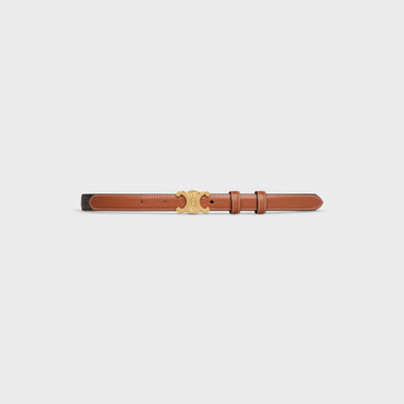 Triomphe Belt Small 18Mm - Tan
