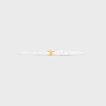Triomphe Belt Teen 13Mm - Optic White