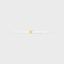 Triomphe Belt Teen 13Mm - Optic White