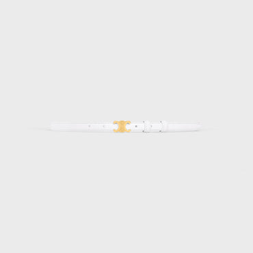 Triomphe Belt Teen 13Mm - Optic White