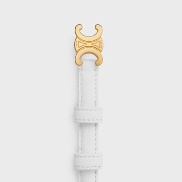 Triomphe Belt Teen 13Mm - Arctic White
