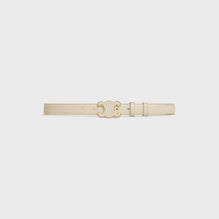 Cuir Triomphe Belt Medium 25Mm - Limestone
