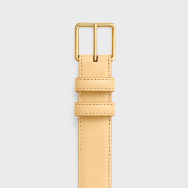 Triomphe Belt Bag Shiny Calfskin - Pollen