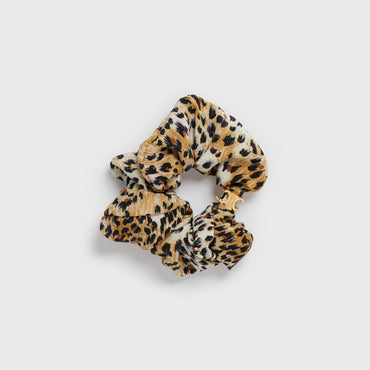 Celine Scrunchy Leopard - Gold/Beige