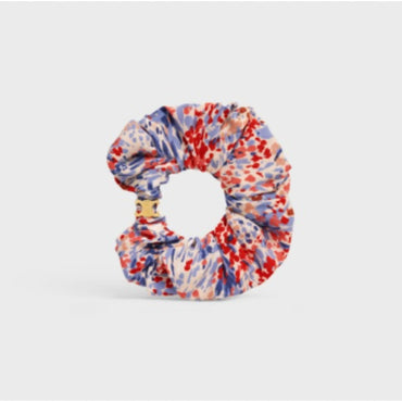 Celine Scrunchy Color Dots - Gold & White