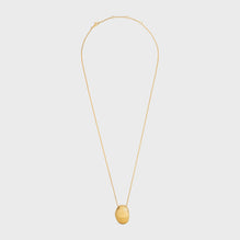 Abstract Shapes Peeble Necklace - Gold