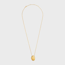 Women Abstract Shapes Peeble Necklace - Gold