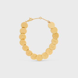 Women Celine Bracelet Pellets - Gold