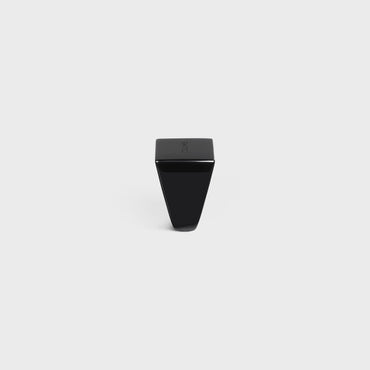 Celine Square Ring - Black