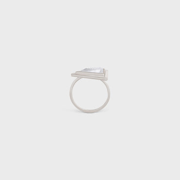 Boy Doll Triangle Ring - Crystal