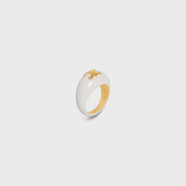 Women Triumph Bold Ring - Gold/Ivory