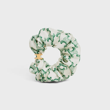 Celine Scrunchy Triumph - Gold/White/Green