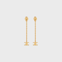 Mini Triomphe Earrings - Gold