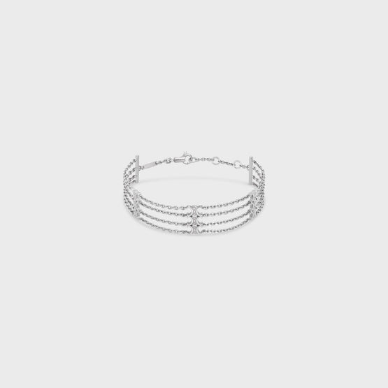 Women Triumph Multi Chain Bracelet - Silver