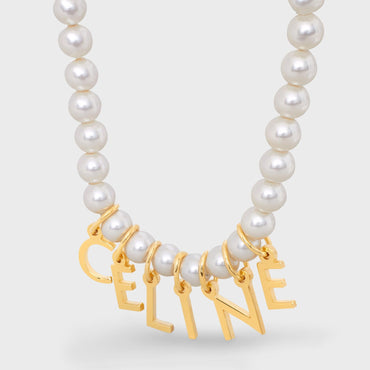 Celine Paris Pearl Bracelet - Gold/Ivory