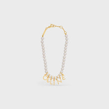 Celine Paris Pearl Bracelet - Gold/Ivory