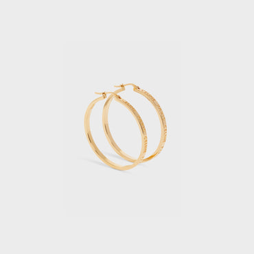 Celine Paris Large Hoops - Gold