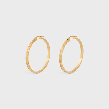 Celine Paris Large Hoops - Gold