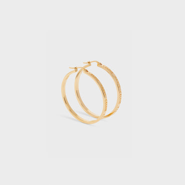 Celine Paris Large Hoops - Gold