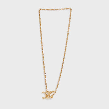 Triomphe Lock Necklace - Gold