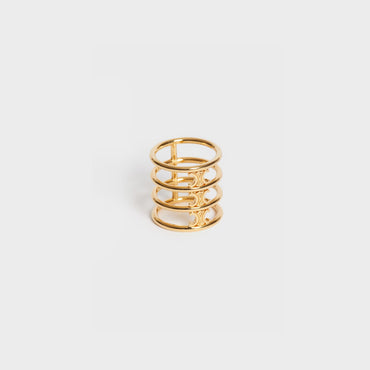 Triumph Cage Ring - Gold