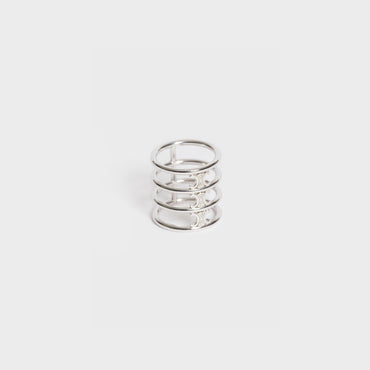 Triumph Cage Ring - Silver