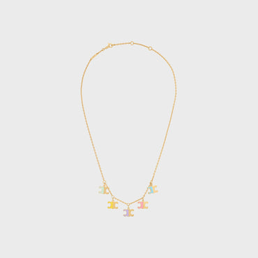 Celine Teen Charms Necklace - Multicolor