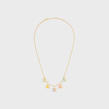 Celine Teen Charms Necklace - Multicolor