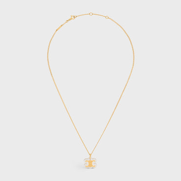 Celine Ice Cube Necklace - Gold