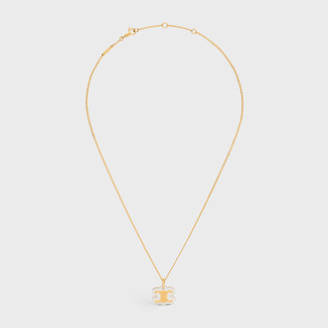 Celine Ice Cube Necklace - Gold