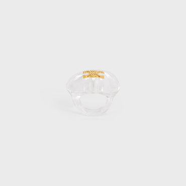 Celine Ice Cube Ring - Gold