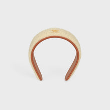 Headband - White/Tan/Gold