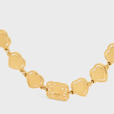 Coeur Celine Necklace Brass - Gold