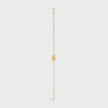 Alphabet B Bracelet - Gold