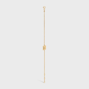 Alphabet B Bracelet - Gold
